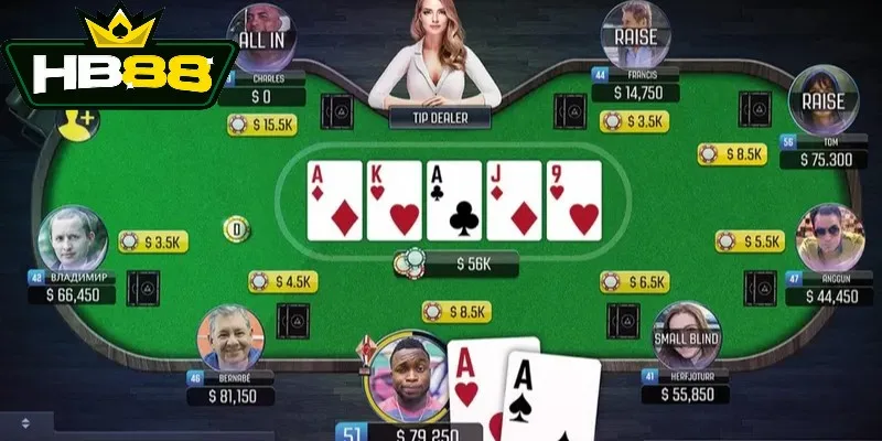 Game bài mới nhất HB88 Poker hấp dẫn Game bài mới nhất HB88 Poker hấp dẫn